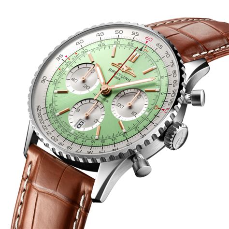 breitling navitimer verde|breitling navitimer for sale.